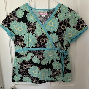 Koi Scrub Top